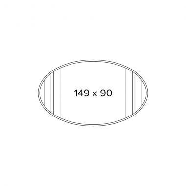 Купель овальная Blumenberg 149x90