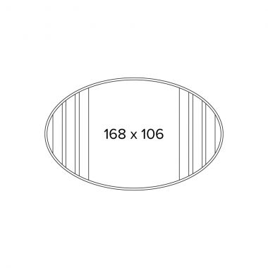 Купель овальная Blumenberg 168x106