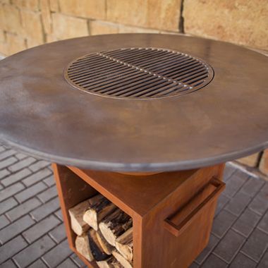 Дизайнерский мангал AHOS Box rust