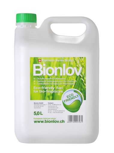 Биоэтанол Bionlov - топливо для биокаминов 5 л