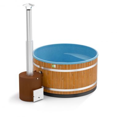 Уличная купель на дровах Kirami Comfort Family L TUBE термодерево
