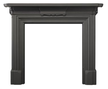 Чугунное каминное обрамление Stovax Georgian matt black