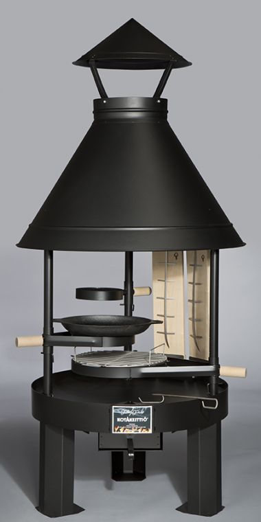 Гриль барбекю Tundra Grill 80, низкий, черный