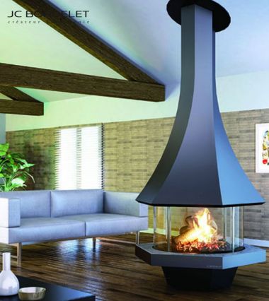 Камин Bordelet Eolia 907 центральный закрытый