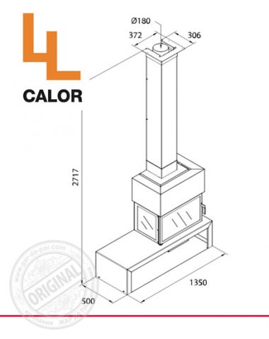 Камин LL Calor LL-15 D
