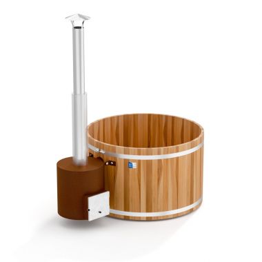 Уличная купель на дровах Kirami Premium Woody M (CUBE)
