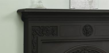 Чугунное каминное обрамление Stovax Victorian matt black