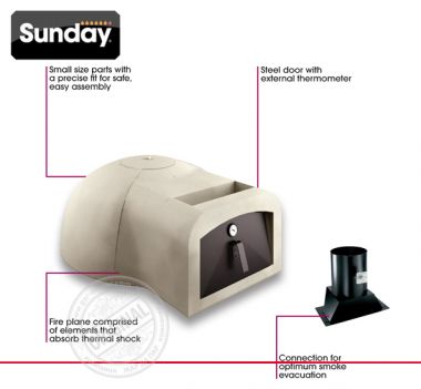 Печь барбекю Sunday Grill Forno Volta 100