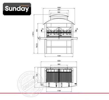 Печь барбекю Sunday Grill Kansas