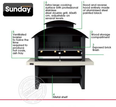 Печь барбекю Sunday Grill Kansas
