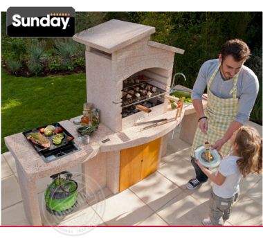 Печь барбекю Sunday Grill Mallorca Crystal