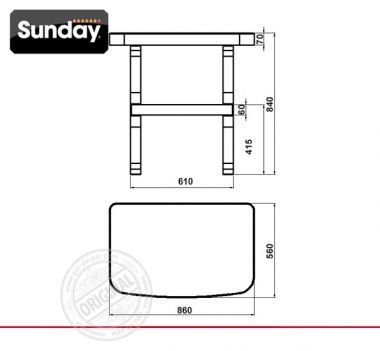 Печь барбекю Sunday Grill Rennes X2