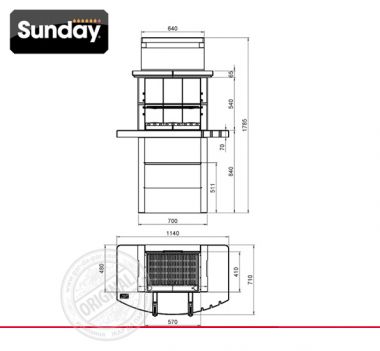 Печь барбекю Sunday Grill Santiago