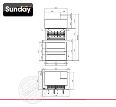 Печь барбекю Sunday Grill Toronto