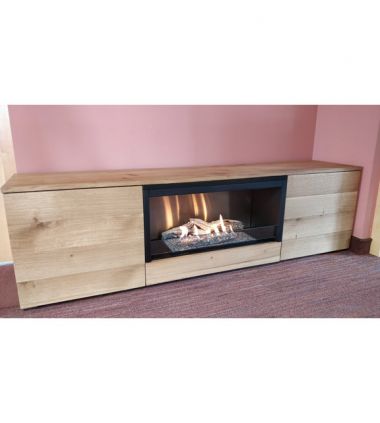 Биокамин Planika Pure Flame TV Box (Oak Veneer)