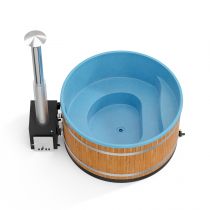 Уличная купель на дровах Kirami Comfort Family L CUBE термодерево