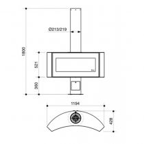 Газовый камин Focus CURVIFOCUS