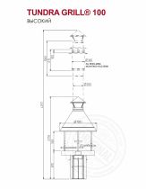 Гриль барбекю Tundra Grill 100, высокий