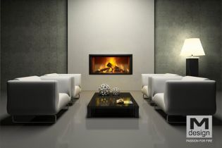 Каминная топка M-design Argento 1050 H