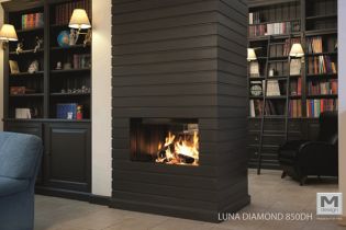 Каминная топка M-design Diamond+ 850 DH Double Face