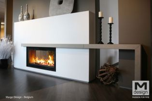Каминная топка M-design Venus 850D Green+