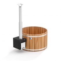 Уличная купель на дровах Kirami Premium Woody M (CUBE)