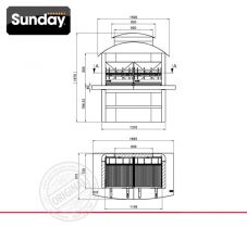 Печь барбекю Sunday Grill Kansas