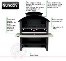Печь барбекю Sunday Grill Kansas