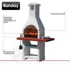 Печь барбекю Sunday Grill Martinica Lx