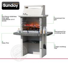 Печь барбекю Sunday Grill Santiago