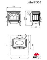 Печь-камин Jotul F 500 BP