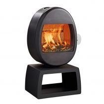 Печь каминная Scan 66-4 plint black