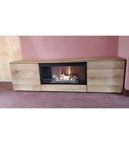 Биокамин Planika Pure Flame TV Box (Oak Veneer)