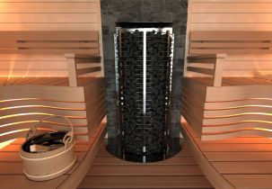 Каменка электрическая Sawo TOWER WALL TH9-120NS-WL