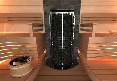 Каменка электрическая Sawo TOWER WALL TH9-150NS-WL